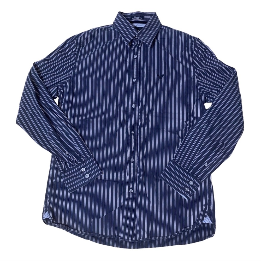 Mens American Eagle Buttoned Dress Shirt